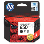 HP 650 inkoustová náplň CZ101AE black