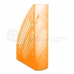 Box na dokumenty 315 x 240 x 70mm, transparentní oranžový