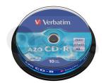 CD-R Verbatim SUPER AZO 700MB 52x 10-cake
