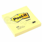 Samolepicí bloček Post-It 3M 76mm x 76mm, žlutý, 100 lístků